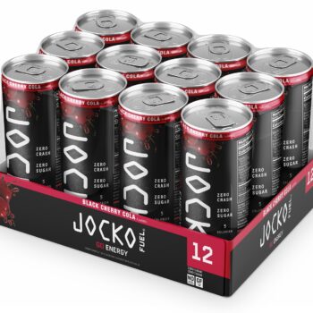 Jocko Fuel 29000 Black Cherry Vanilla Energy Drinks 12oz 12Pack