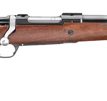 Ruger 67103 Hawkeye Hunter 358 Win 4+1 16.60" Satin Blued Threaded Barrel, Satin Blued Steel Receiver w/Integral Scope Mount, American Walnut Fixed Stock, Right Hand