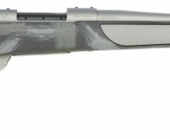 Weatherby VC38308NR2T Vanguard Shadow 308 Win 4+1 22" Carbon Gray Cerakote Threaded Barrel, Carbon Gray Cerakote Steel Drilled & Tapped Receiver, Black w/Gray & White Accents Monte Carlo Stock