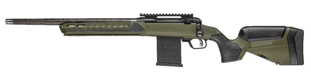 Savage Arms 32944 110 UltraLite Predator 6.5 Creedmoor 10+1 18" Carbon Fiber Barrel, Arca Rail Forend, Hunter Green AccuStock w/AccuFit V2 Synthetic Stock, Left Hand 3 Savage Arms 32944 110 UltraLite Predator 6.5 Creedmoor 10+1 18" Carbon Fiber Barrel, Arca Rail Forend, Hunter Green AccuStock w/AccuFit V2 Synthetic Stock, Left Hand