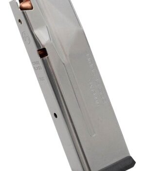 Magpul MAG1487SST AMAG  15rd 9mm Fits Sig P365 Silver Stainless Steel