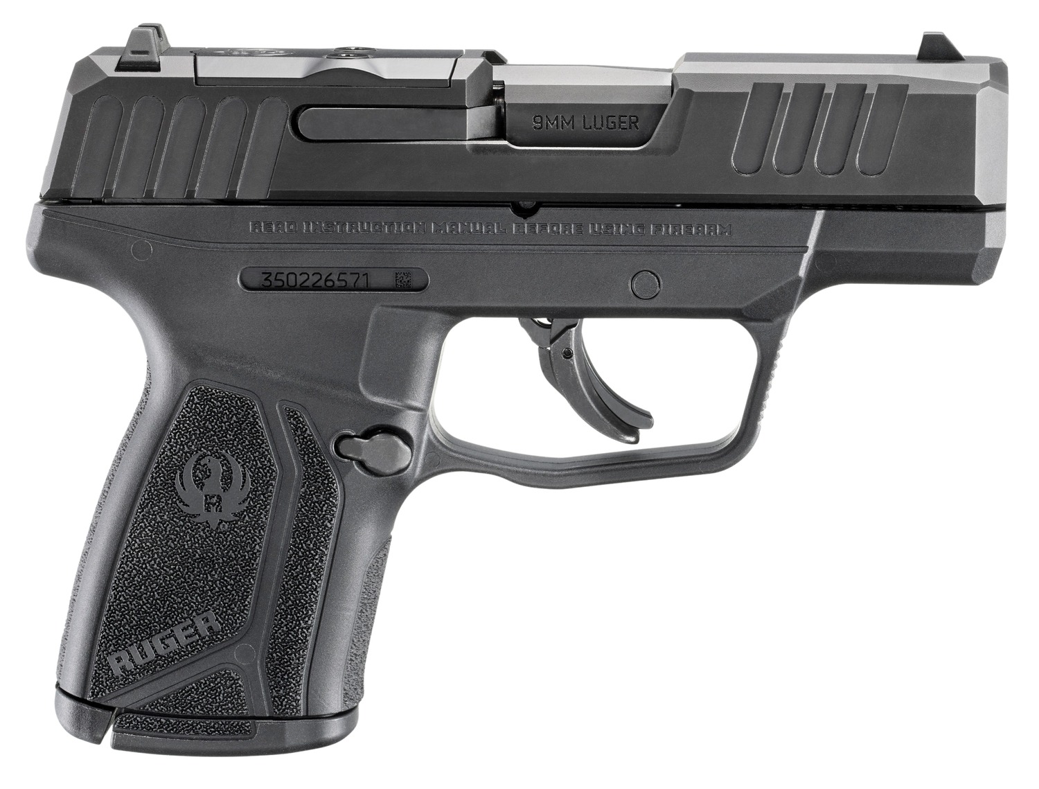 Ruger 3519 Max-9 Compact 9mm Luger 10+1 3.20" Black Nitride Alloy Steel Barrel & Optic Ready/Serrated Slide, Black Polymer Frame, Textured Grip, Shield RMSc/JPoint Footprint 3 Ruger 3519 Max-9 Compact 9mm Luger 10+1 3.20" Black Nitride Alloy Steel Barrel & Optic Ready/Serrated Slide, Black Polymer Frame, Textured Grip, Shield RMSc/JPoint Footprint