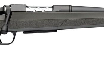 Browning 035845224 AB3 Pro SPR Full Size 270 Win 4+1 18" Matte Blued Spiral Fluted Threaded Barrel, Matte Blued Drilled & Tapped Receiver, Gray/Green Fixed Synthetic Stock