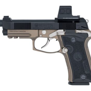 Langdon Tactical Tech 80X32BCBREZF Beretta Cheetah 80X Micro-Compact 32 ACP 13+1 4.40" Black Threaded Barrel, Black Nitride Carbon Steel Optic Ready/Serrated Slide, Black Cerakote Aluminum Frame w/Pic