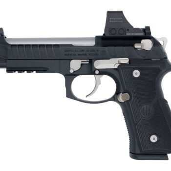 Langdon Tactical Tech 92E2CBRRBS Beretta 92 Elite  Full Size 9mm Luger 18+1 4.70" Stainless Barrel, Black Nitride Stainless Steel Optic Ready/Serrated Slide, Black Cerakote Aluminum Frame w/Picatinny