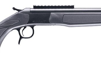CVA CR4447 Scout  338 ARC 1rd 16.50" Matte Blued Threaded Barrel & Receiver w/DuraSight Rail, Stealth Gray Synthetic Stock