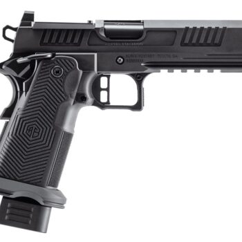 Alpha Foxtrot AA47X1EID-XDBK19 AF1911 Romulus 9mm Luger 20+1 17+1 5" Black DLC Stainless Steel Bull Barrel, Optic Ready/Serrated Slide & Frame w/Beavertail & Picatinny Rail, Aluminum Grip, RMSc/RMR Fo