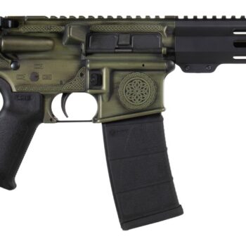 Shark Coast Tactical SCC07350CELT-P Celtic 5.56 NATO 30+1 10.50" Black Nitride Threaded Barrel, Aluminum Receiver w/Picatinny Rail, M-LOK Handguard, Polymer Magpul MOE Grip, Right Hand