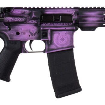 Shark Coast Tactical SCC07510VALK-P Valkyrie 5.56 NATO 30+1 10.50" Black Nitride Threaded Barrel, Aluminum Receiver w/Picatinny Rail, M-LOK Handguard, Polymer SB Tactical SBA3 Brace, Magpul MOE Grip,