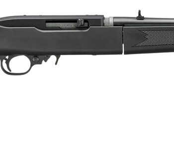 Ruger 32011 10/22 Takedown 22 LR 10+1 16.40" Satin Black Alloy Steel Threaded Barrel & Receiver w/Scope Rail, Black Fixed Synthetic Stock