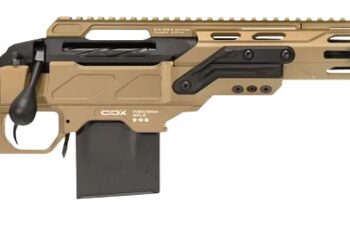 Cadex Inc CDXSSCOV308165CP20I2E1 CDX-SS Seven S.T.A.R.S. Covert Compact 308 Win 10+1 16.50" Black DLC Fluted Threaded Barrel, Hybrid Tan Cerakote Receiver w/Picatinny Rail, M-LOK Handguard, Hybrid Tan