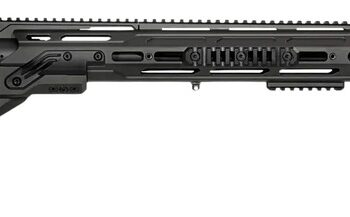 Cadex Inc CDX40DUAL37532BR40I2L4 CDX-40 SHDW 375 EnABELR 7+1 32" Black DLC Match Grade Threaded Barrel, Black DLC Aluminum Receiver w/Picatinny Rail, Adjustable Folding Black Buttstock, Black Polymer