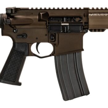 Griffin Armament MK1PSD30095PFDE-W MK1 PSD 300 Blackout 9.50" Threaded Barrel, Terra Brown Anodized Aluminum Receiver w/Picatinny Rail, M-LOK Handguard, Black Polymer SBA3 Brace, Black A3 Grip