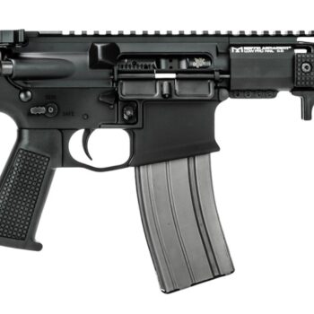Griffin Armament MK2PSD30095P-W MK2 PSD 300 Blackout 9.50" Threaded Barrel, Black Anodized Aluminum Receiver w/Picatinny Rail, M-LOK Handguard, Black Polymer SBA3 Brace, Black A3 Grip, Ambidextrous