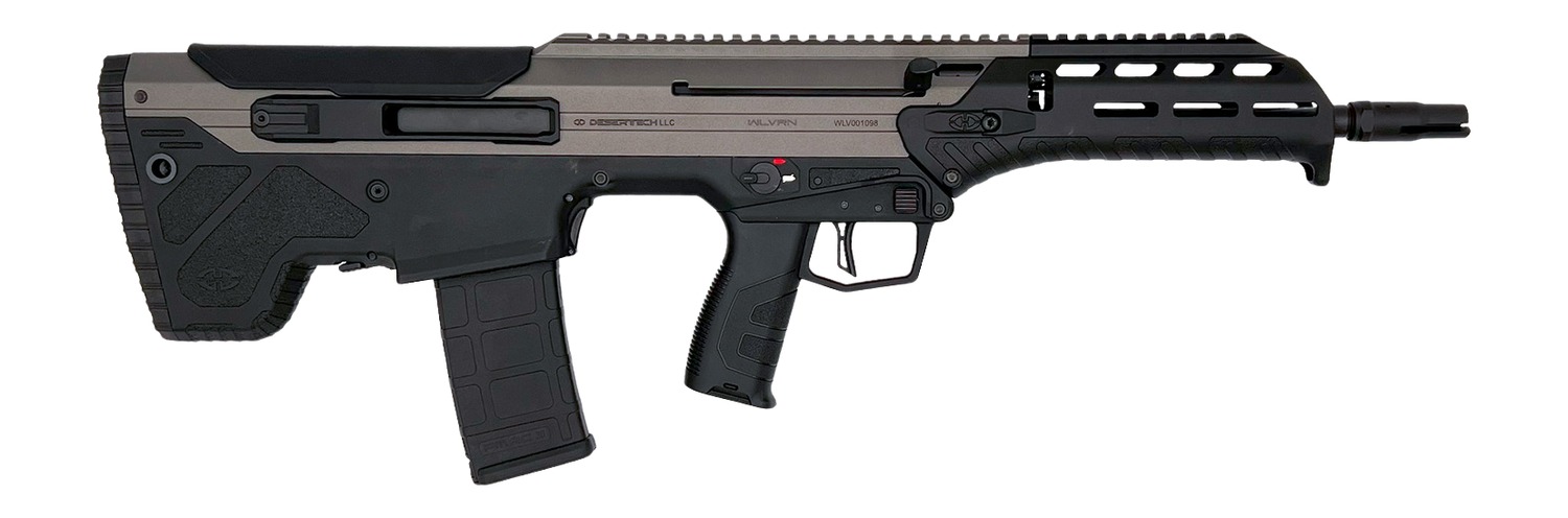 Desert Tech WLVRFB1630T WLVRN 5.56 NATO 30+1 16" Black Melonite Threaded Barrel, Tungsten Cerakote Receiver w/Picatinny Rail, M-LOK Handguard, Black Polymer Chassis, Black Polymer Grip, Ambidextrous 3 Desert Tech WLVRFB1630T WLVRN 5.56 NATO 30+1 16" Black Melonite Threaded Barrel, Tungsten Cerakote Receiver w/Picatinny Rail, M-LOK Handguard, Black Polymer Chassis, Black Polymer Grip, Ambidextrous
