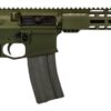 Griffin Armament MK2PATROLWHG-W MK2 Patrol 223 Wylde 30+1 14.50" Black Anodized Barrel, Warhawk Green Anodized Aluminum Receiver w/Picatinny Rail, M-LOK Handguard, Griffin Extreme Condition Black Poly 2 195671