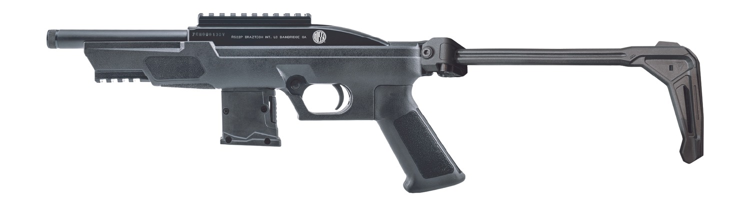 Rossi RS22P6BK-SMPB RS22 22 LR 10+1 6" Black Barrel, Matte Black Polymer Receiver w/Picatinny Rail, Accessory Rail Forend, Black Polymer Pistol Brace, AR Style Grip 3 Rossi RS22P6BK-SMPB RS22 22 LR 10+1 6" Black Barrel, Matte Black Polymer Receiver w/Picatinny Rail, Accessory Rail Forend, Black Polymer Pistol Brace, AR Style Grip