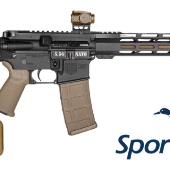 Diamondback DB175AK223 DB15  Sports South Exclusive 5.56 NATO 30+1 16" Flat Dark Earth Cerakote Threaded Barrel, Black Cerakote Aluminum Receiver w/Picatinny Rail, M-LOK Handguard, Magpul MOE Flat Dar