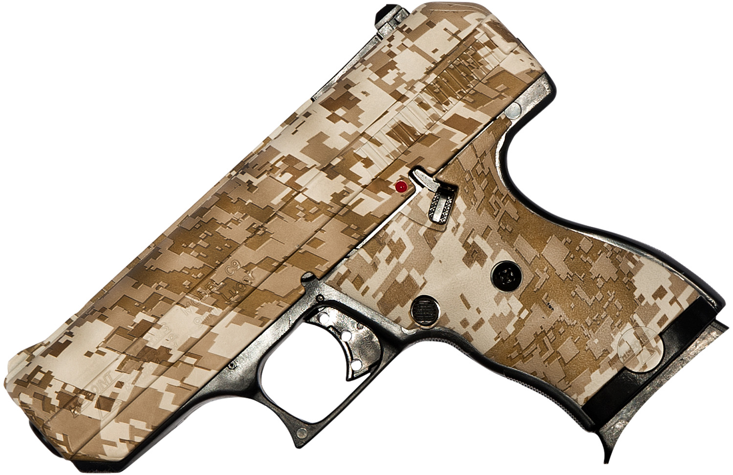 Hi-Point 916DD C9 9mm Luger 8+1, 3.50" Black Steel Barrel, Hydro-Dipped Digital Desert Camo Serrated Steel Slide, Hydro-Dipped Digital Desert Camo Polymer Frame & Grip 3 Hi-Point 916DD C9 9mm Luger 8+1, 3.50" Black Steel Barrel, Hydro-Dipped Digital Desert Camo Serrated Steel Slide, Hydro-Dipped Digital Desert Camo Polymer Frame & Grip