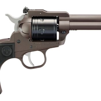 Ruger 2071 Super Wrangler 250th Anniversary 22 LR/22 WMR 6 Shot 4.62" Dark Bronze Cerakote Steel Engraved Barrel, Steel Frame, Checkered Synthetic Grip, Transfer Bar Safety, Exposed Hammer