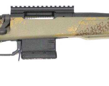 Great Lakes Firearms GL700308SSLTAN GL700 308 Win 5+1 18" Aluminum Receiver w/Picatinny Rail, Fixed Lichen Tan Carbon Fiber Stock
