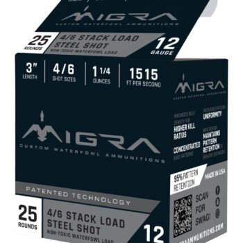 MIGRA M12AS46   12G 3"     4-6SHT 1.25       25/10
