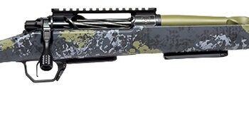 Horizon Firearms HRF-VE2-25CM-22R Venatic 2 25 Creedmoor 22" Sage Green Spiral Fluted Threaded Barrel, Black DLC Receiver w/Picatinny Rail, Arca Rail Forend, Artic Moss Iota EKO X Carbon Fiber Stock