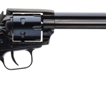Heritage Mfg RR22B6-USF02 Rough Rider  22 LR 6 Shot 6.50" Black Steel Barrel & Cylinder, Black Oxide Zinc Alloy Frame, US Flag Grip
