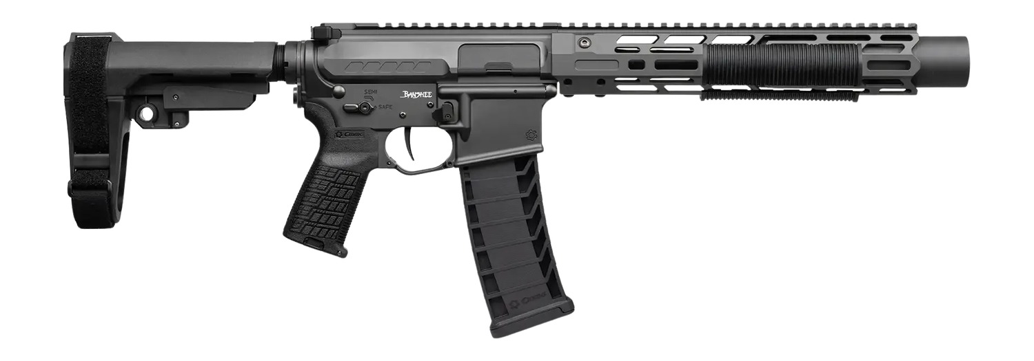 CMMG 94A68CD-TNG Zeroed Banshee Mk4 9mm Luger 33+1 6.50" Black Nitride Threaded Barrel, Tungsten Cerakote Aluminum Receiver w/Picatinny Rail, M-LOK Handguard, Black Polymer CMMG RipBrace, CMMG Zeroed 3 CMMG 94A68CD-TNG Zeroed Banshee Mk4 9mm Luger 33+1 6.50" Black Nitride Threaded Barrel, Tungsten Cerakote Aluminum Receiver w/Picatinny Rail, M-LOK Handguard, Black Polymer CMMG RipBrace, CMMG Zeroed