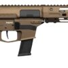 CMMG 45AEA70-MB Zeroed Banshee MkG 45 ACP 13+1 6.50" Black Nitride Threaded Barrel, Midnight Bronze Cerakote Aluminum Receiver w/Picatinny Rail, M-LOK Handguard, Black Polymer CMMG RipBrace, CMMG Zero 2 198250