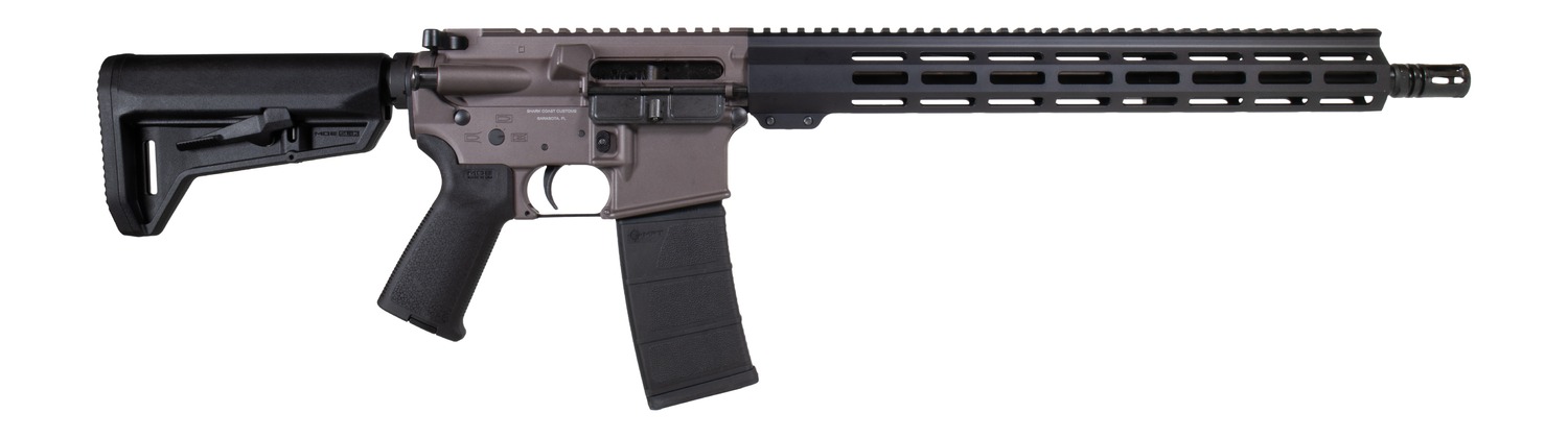 Shark Coast Tactical 300-063-1000-04 Holmes 5.56 NATO 30+1 16" Black Nitride Threaded Barrel, Aluminum Receiver w/Picatinny Rail, M-LOK Handguard, Magpul Collapsible Black Polymer Stock, Magpul MOE G 2 Shark Coast Tactical 300-063-1000-04 Holmes 5.56 NATO 30+1 16" Black Nitride Threaded Barrel, Aluminum Receiver w/Picatinny Rail, M-LOK Handguard, Magpul Collapsible Black Polymer Stock, Magpul MOE G