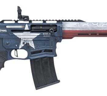 Citadel CBOSS2512-TEX Boss25  12 Gauge 3" 5+1 18.75" Threaded Barrel, Texas Flag Steel Receiver w/Picatinny Rail, Adj Comb Synthetic Butt Stock, Picatinny Rail Forend, Polymer Grip
