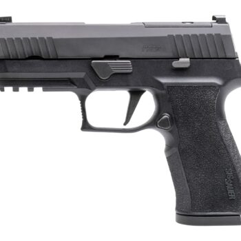 Sig Sauer 320XCA10COMP10 P320 XTen Carry Comp 10mm Auto 10+1 3.80" Black Nitron Optic Ready/Single Port Integrated Expansion Slide, Black Stainless Steel Frame w/Picatinny Rail, XSeries Carry Length M