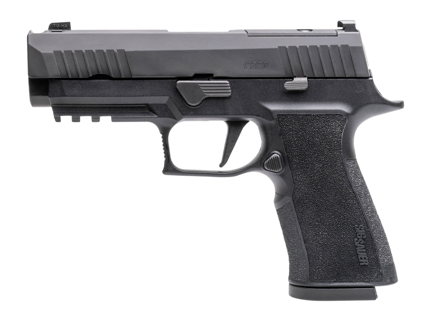 Sig Sauer 320XCA10COMP10 P320 XTen Carry Comp 10mm Auto 10+1 3.80" Black Nitron Optic Ready/Single Port Integrated Expansion Slide, Black Stainless Steel Frame w/Picatinny Rail, XSeries Carry Length M 3 Sig Sauer 320XCA10COMP10 P320 XTen Carry Comp 10mm Auto 10+1 3.80" Black Nitron Optic Ready/Single Port Integrated Expansion Slide, Black Stainless Steel Frame w/Picatinny Rail, XSeries Carry Length M