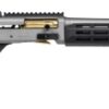 Panzer Arms PAM4CSGGTMFSS M4 Speed Pro 12 Gauge Semi-Auto 3" 5+1 18.50" Gray Ported Barrel, Gray w/Gold Titanium Accents Aluminum Receiver w/Picatinny Rail, M-LOK Handguard, Skeleton Stock, Black Poly 1 200764