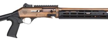 Panzer Arms PAM4CSBRBTMFSS M4 Speed Pro 12 Gauge Semi-Auto 3" 5+1 18.50" Distressed Copper Ported Barrel, Distressed Copper w/Bronze Titanium Accents Aluminum Receiver w/Picatinny Rail Receiver, Skele