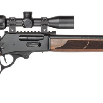 Smith & Wesson 14825 1854 Combo 30-30 Win 6+1 20" Black Armornite Threaded Barrel, Black Armornite Stainless Steel Receiver w/Picatinny Rail, Walnut Forend & Fixed Stock, Vortex Crossfire HD 2-7x32mm