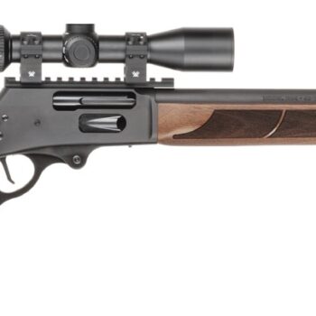 Smith & Wesson 14829 1854 Combo 45-70 Gov 6+1 20" Black Armornite Threaded Barrel, Black Armornite Stainless Steel Receiver w/Picatinny Rail, Walnut Forend & Fixed Stock, Vortex Crossfire HD 2-7x32mm