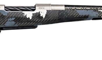 Fierce Firearms ROGSCX25CM20GP Carbon Rogue XP 25 Creedmoor 3+1 20" Carbon Fiber Match Grade Barrel, Glacier Cerakote Stainless Steel Drilled & Tapped Receiver, Picatinny Rail Forend, Phantom Camo C3