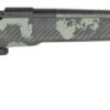 Fierce Firearms RIVSCX25CM22BF Carbon Rival XP 2.0 25 Creedmoor 3+1 22" Carbon Fiber Match Grade Barrel, Black Cerakote Stainless Steel Drilled & Tapped Receiver, Forest Camo Push Button Adj Cheek Pie 2 200843