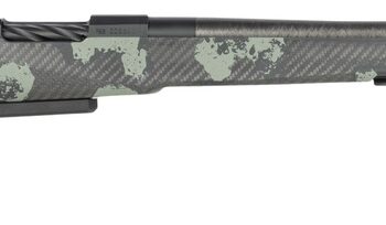 Fierce Firearms RIVSCX25CM22BF Carbon Rival XP 2.0 25 Creedmoor 3+1 22" Carbon Fiber Match Grade Barrel, Black Cerakote Stainless Steel Drilled & Tapped Receiver, Forest Camo Push Button Adj Cheek Pie