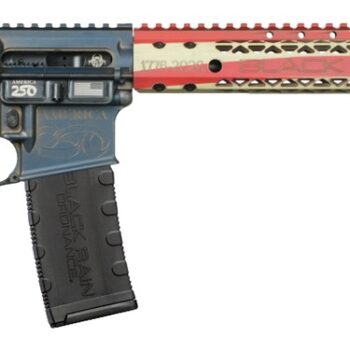 Black Rain Ordnance BRO-BETSY-250 Spec15 250th Anniversary 5.56 NATO 30+1 16" Red, White & Blue w/250th Anniversary Engraving Aluminum Receiver w/Picatinny Rail, Magpul MOE SL Black Polymer Stock, Bla