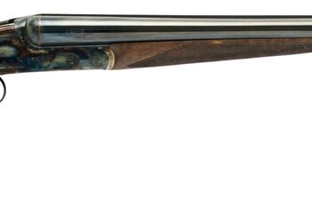 Dickinson LLC  Plantation 12 Gauge Break Open 2.75" 2rd 28" Gloss Blued Side By Side Barrel, True Bone-Charcoal Case Hardening Engraved Receiver, English Style Turkish Walnut Stock
