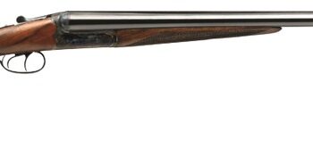 Dickinson LLC  Estate Break Open 2.75" 2rd 26" Side By Side Barrel, True Bone-Charcoal Case Hardening Receiver, English Style Turkish Walnut Stock