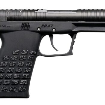 Kel-Tec PR57BLK10 PR-5.7  Compact 5.7x28mm 10+1 4.64" Stainless Rotary Barrel, Black Oxide Steel Optic Ready/Serrated Slide, Black Polymer Frame w/Accessory Rail, Textured Grip