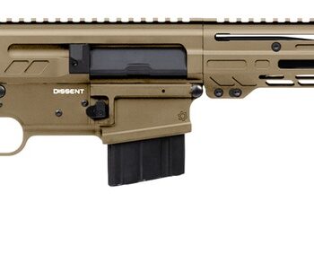 CMMG 34A670FCT Dissent BR4 338 ARC 10+1 16.10" Black Nitride Threaded Barrel, Coyote Tan Cerakote Aluminum Receiver w/Picatinny Rail, M-LOK Handguard, Magpul SGA 870 Black Synthetic Stock