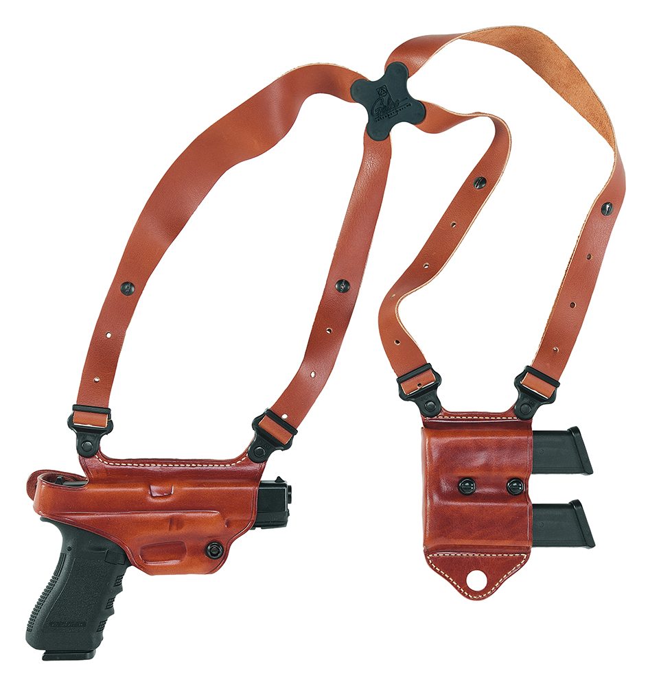 Galco MCII224 Miami Classic II Shoulder System Size Fits Chest Up To 56" Tan Leather Compatible w/Glock 17 Gen1-5/19 Gen1-5/22 Gen2-5 Right Hand 3 Galco MCII224 Miami Classic II Shoulder System Size Fits Chest Up To 56" Tan Leather Compatible w/Glock 17 Gen1-5/19 Gen1-5/22 Gen2-5 Right Hand