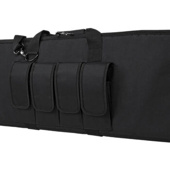 NcStar CVCP2960B36 VISM Carbine Case Black PVC Nylon w/ Lockable Zippers Pockets & Padded Carry Handle