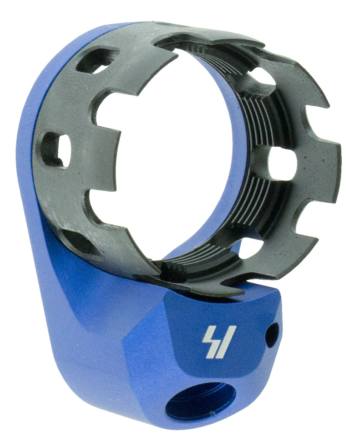 Strike ARECN&EEPBLU AR Castle Nut and Extended End Plate Steel 3 Strike ARECN&EEPBLU AR Castle Nut and Extended End Plate Steel