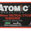 Atomic Ammunition 00474 Rifle Subsonic 7.62x39mm 220gr Hollow Point Boat Tail 50 Per Box/10 Case 1 50449